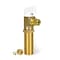 Everflow Icemaker Replacement Valve 1/2" SWT/MIP Inlet x 1/4" Compression Outlet, Lead Free Brass 545T - alternate 1